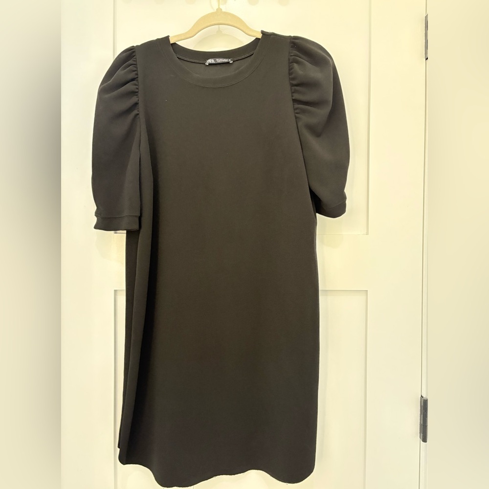 Zara Black Long Sleeve Dress